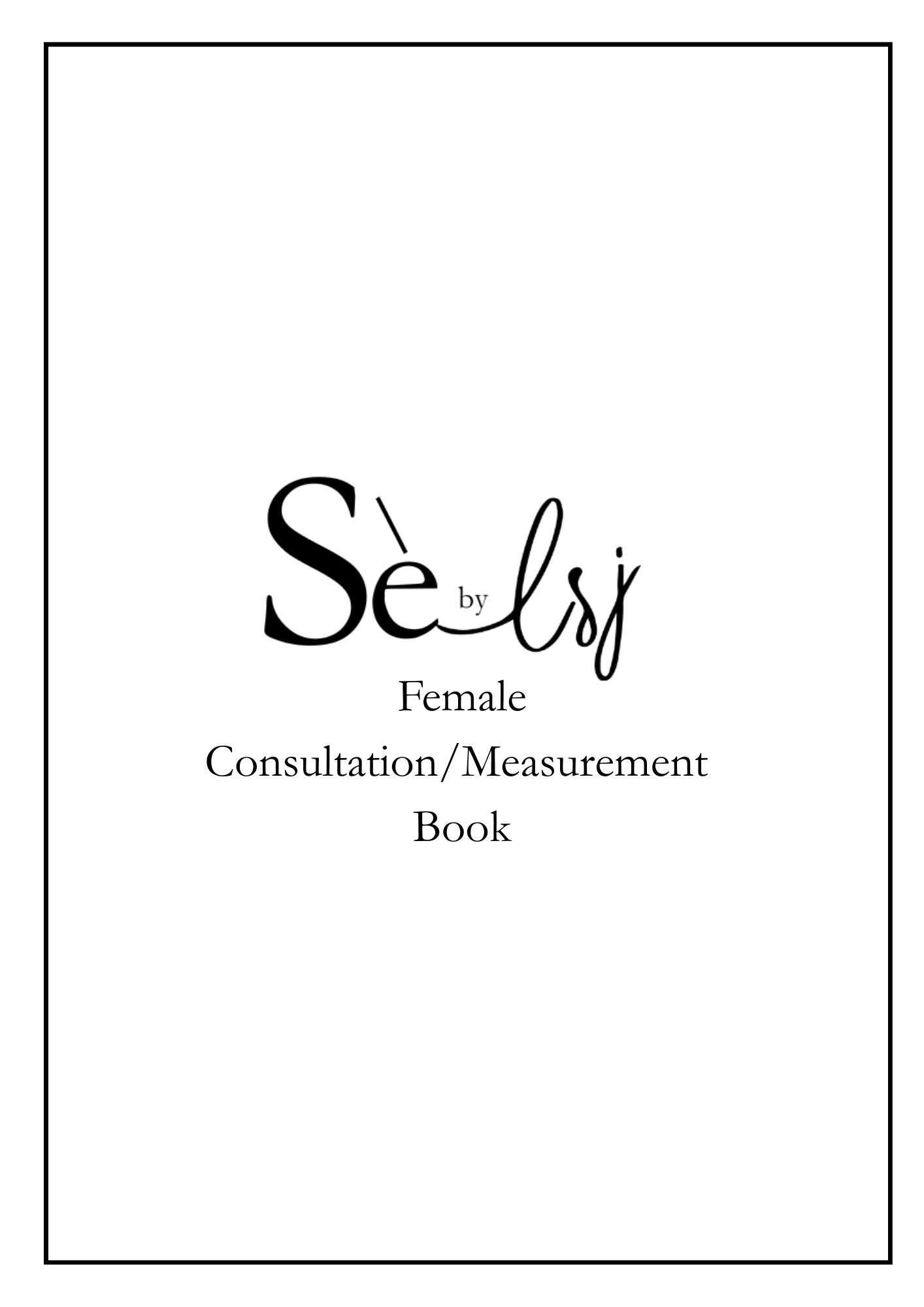 SebyLsj Female Consultation Book (Digital Copy)