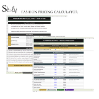 Calculateur de prix pour l'industrie de la mode