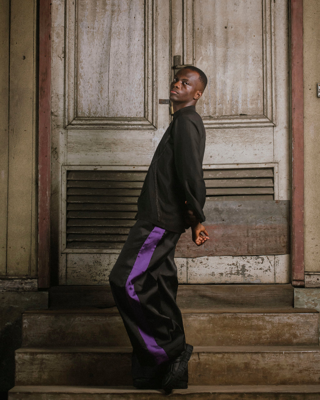 Obsidian Stripe Men's Trouser