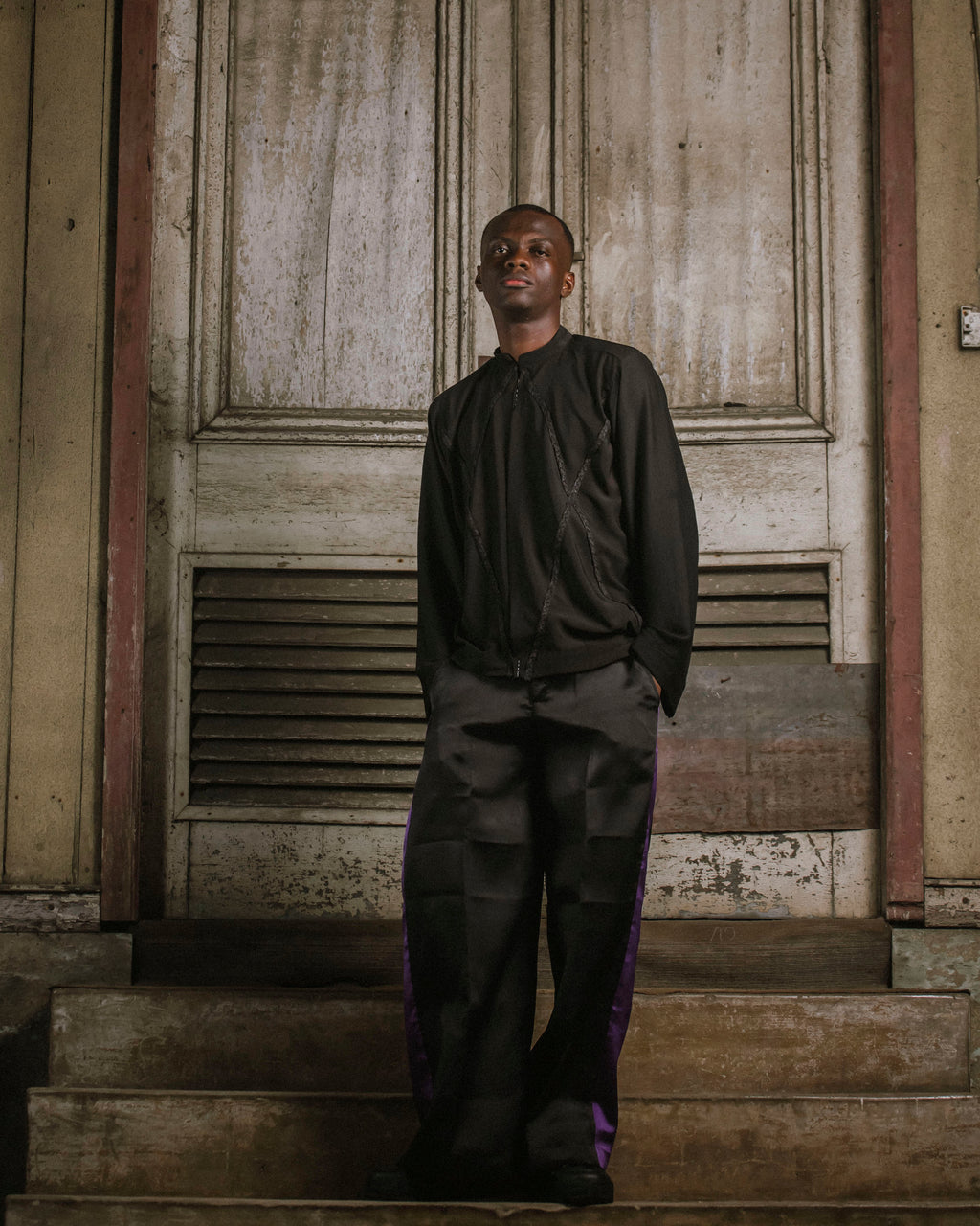 Obsidian Stripe Men's Trouser