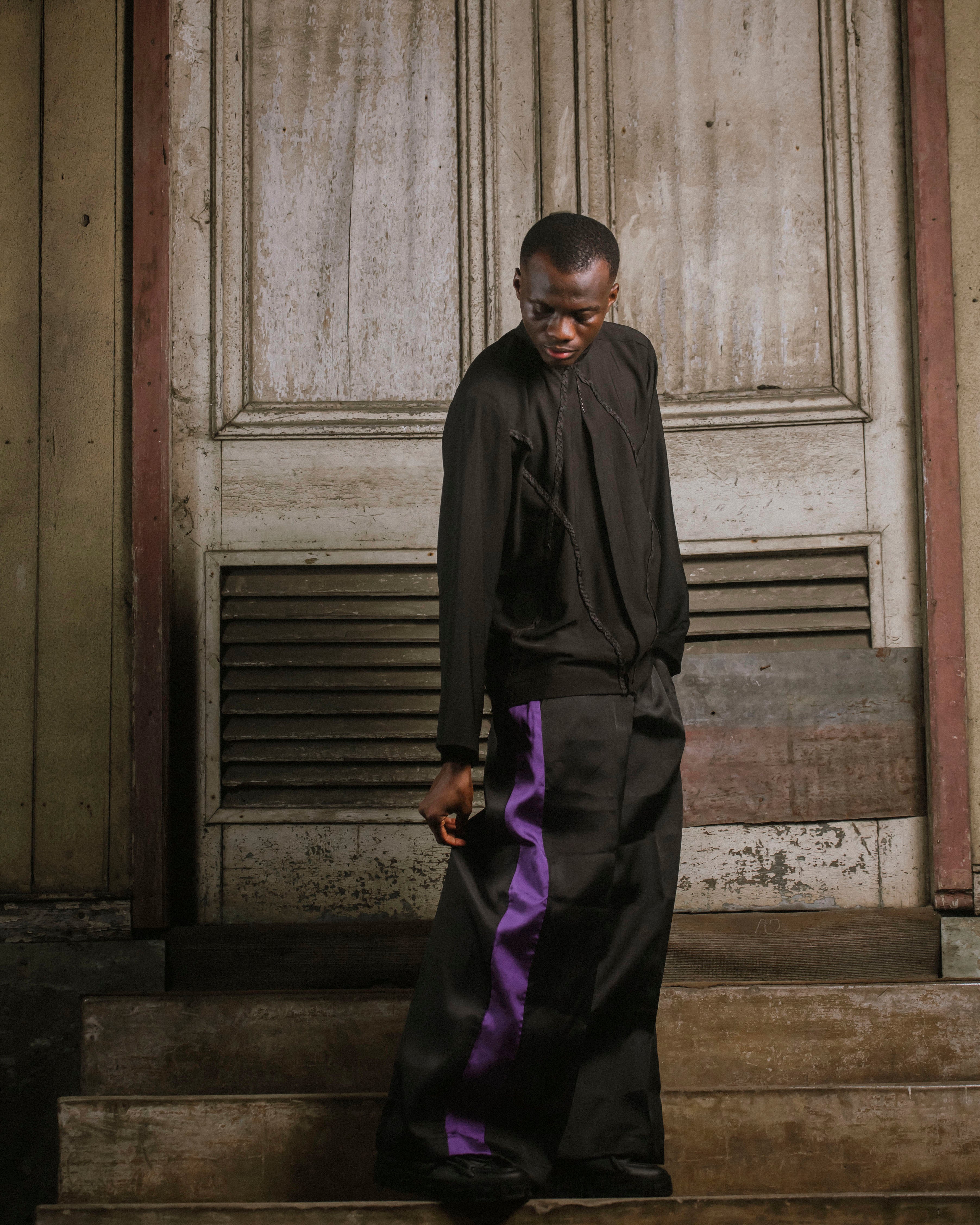 Obsidian Stripe Men's Trouser