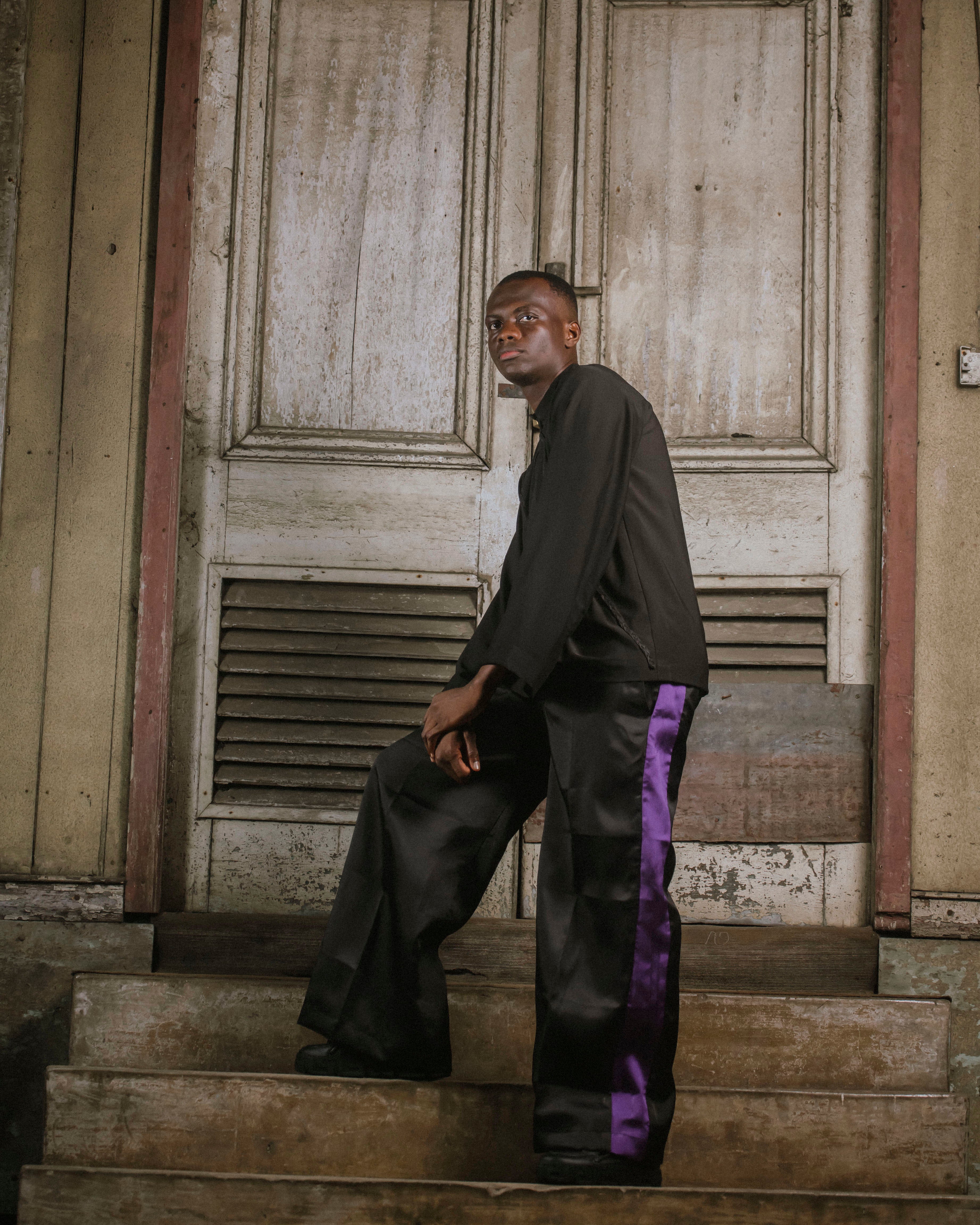 Obsidian Stripe Men's Trouser