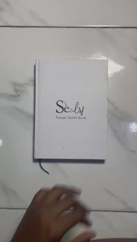 SebyLsj A4 Carnet de croquis de mode féminine